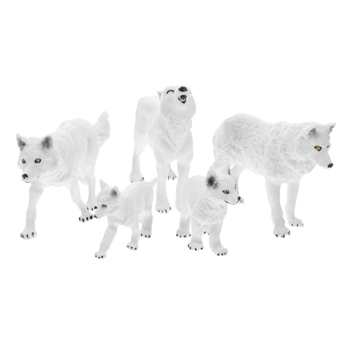 SOIMISS 5 Stück Teiliges Wolf Figurenset aus Hochwertigem Realistische Wildtierdekoration für Zuhause Büro Schlafzimmer Leichtes Langlebiges Wolf Modell für Sammler SOIMISS 5 Stück Teiliges Wolf Figurenset aus Hochwertigem Realistische Wildtierdekoration für Zuhause Büro Schlafzimmer Leichtes Langlebiges Wolf Modell für Sammler von SOIMISS