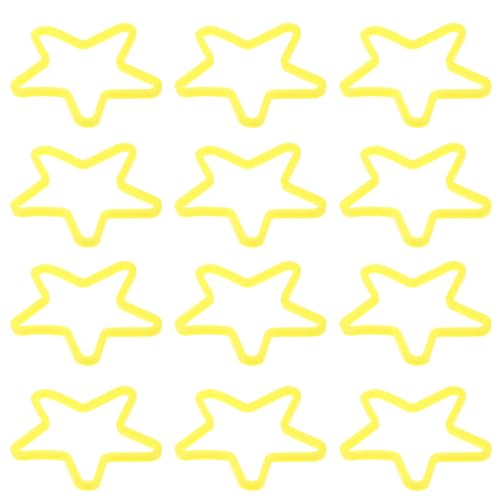 SOIMISS 50 Stück Gimmick Elastic Bands für Zaubertricks Außergewöhnliche Sternform Elastische Performance Requisiten für Bühne Party Hochzeit Langlebig und Vielseitig Einsetzbar von SOIMISS