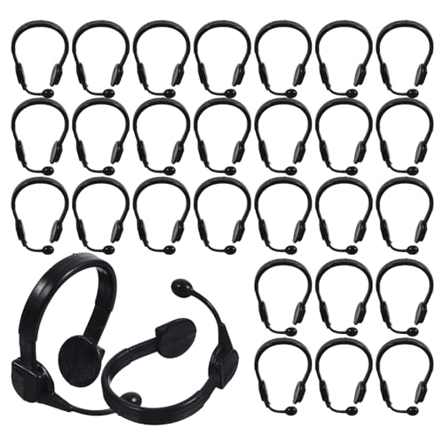SOIMISS 50 Stück Kleine Gelbe Enten-kopfhörer Puppe Baustützen Mini-mikrofon Headset Mini-kopfhörer Dekorative Dekore Black Plastik SOIMISS 50 Stück Kleine Gelbe Enten-kopfhörer Puppe Baustützen Mini-mikrofon Headset Mini-kopfhörer Dekorative Dekore Black Plastik von SOIMISS