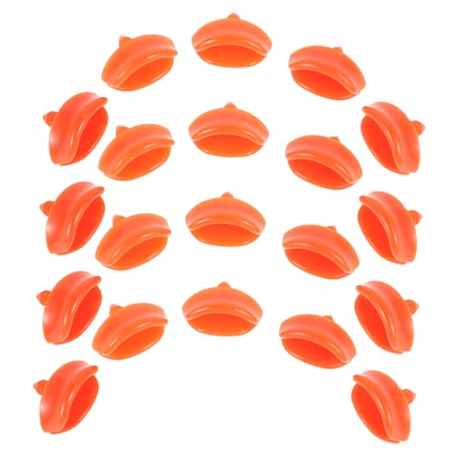 SOIMISS 50 Stück Kleiner Entenschnabel Ente Mini Kleinkinder winzig DIY Entenmund Zubehör Entenmund für Mund-Kit Munddekoration zum Selbermachen DIT-Mund Orange von SOIMISS