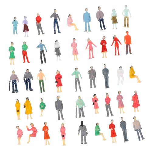 SOIMISS 50 Stück Miniatur Kapsel Figuren DIY Handwerks Zubehör Bunte Simulation für Handyhüllen Dekoration Bastelsets für Kreative Schmuckherstellung und Mikro Landschaften von SOIMISS