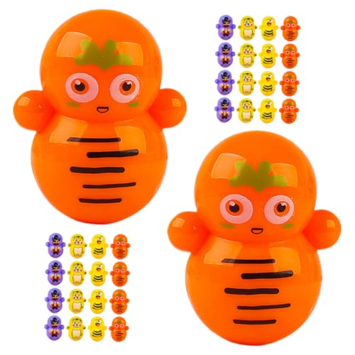 SOIMISS 50 Stück Teiliges Mini Tier Wackelfigur aus Kunststoff Bunte Kleine Wackelfiguren als Niedliche Schreibtisch Deko und Geburtstags Mitgebsel für Robust und Handlich von SOIMISS