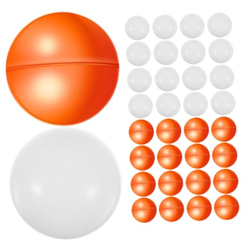 SOIMISS 50 Stück Teiliges Offene Lotteriekugeln aus Wiederverwendbarem PVC Leichte Glatte Party und Gewinnspielbälle Befüllbar für Kreative Aktivitäten und Festliche Unterhaltung von SOIMISS