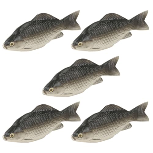 SOIMISS 5Stücke Künstlicher Karpfen Teiliges Realistische Simulation Fisch Modelle für Aquarium Lehrmittel und Kreative Raumgestaltung für Kinderzimmer und Festliche Anlässe SOIMISS 5Stücke Künstlicher Karpfen Teiliges Realistische Simulation Fisch Modelle für Aquarium Lehrmittel und Kreative Raumgestaltung für Kinderzimmer und Festliche Anlässe von SOIMISS