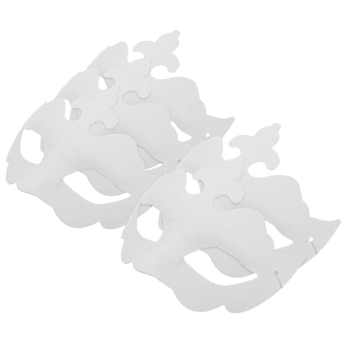 SOIMISS Einzigartige Bastelmasken 5 Stück Blanke Pappmaché-masken Für Damen Herren Erwachsene Karneval Maskerade Party von SOIMISS