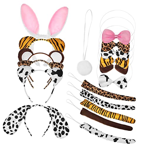 SOIMISS 6 Sätze Cartoon-stirnband-kopfschmuck Pelziges Kostüm Stirnband Mit Hundeohren Leopardenschwanz Stirnbänder Hasenschwanz Hasenohren Kostüm Dalmatinische Ohren Tierkostüm Flanell SOIMISS 6 Sätze Cartoon-stirnband-kopfschmuck Pelziges Kostüm Stirnband Mit Hundeohren Leopardenschwanz Stirnbänder Hasenschwanz Hasenohren Kostüm Dalmatinische Ohren Tierkostüm Flanell von SOIMISS