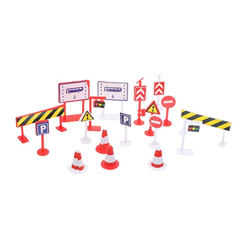 SOIMISS 6 Sätze Miniatur Verkehrsschilder für Teiliges Lernspielzeug mit Straßenverkehrszeichen für Rollenspiele und Verkehrserziehung Fördert Motorische Fähigkeiten und SOIMISS 6 Sätze Miniatur Verkehrsschilder für Teiliges Lernspielzeug mit Straßenverkehrszeichen für Rollenspiele und Verkehrserziehung Fördert Motorische Fähigkeiten und von SOIMISS