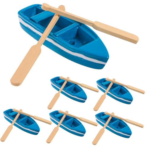 SOIMISS 6 Satz Schiffsmodell aus Harz Wohnkultur nautisch Mikro-Spielzeugboote Mini-Kanu kleines Strandboot Modelllandschaftsmaterialien Spielzeugboot Dekoration Mini-Spielzeugboot Bambus SOIMISS 6 Satz Schiffsmodell aus Harz Wohnkultur nautisch Mikro-Spielzeugboote Mini-Kanu kleines Strandboot Modelllandschaftsmaterialien Spielzeugboot Dekoration Mini-Spielzeugboot Bambus von SOIMISS