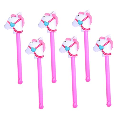 SOIMISS 6 Stück Aufblasbare Pferdekopf Sticks Fantastische Ballons für Kindergeburtstage für Spiele und Bühnenauftritte Pferde Themenpartys Interaktives SOIMISS 6 Stück Aufblasbare Pferdekopf Sticks Fantastische Ballons für Kindergeburtstage für Spiele und Bühnenauftritte Pferde Themenpartys Interaktives von SOIMISS