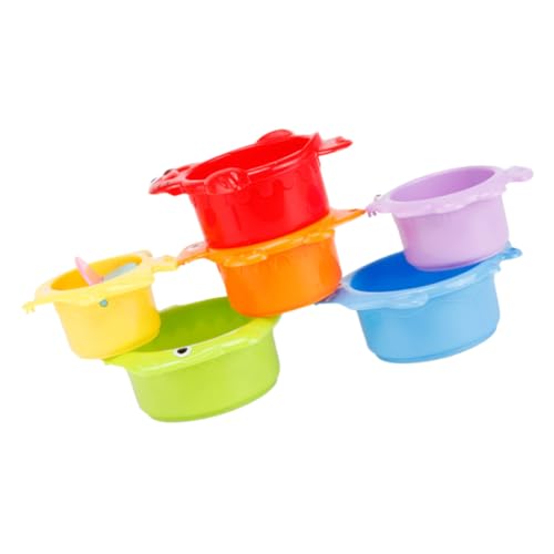 SOIMISS 6 Stück Buntes Stapelbecherspielzeug für Junge Mädchen Pädagogische Stapelbecher mit Meerestier Motiv Sicherer Fördert Hand Auge koordination und Kreative Entwicklung für SOIMISS 6 Stück Buntes Stapelbecherspielzeug für Junge Mädchen Pädagogische Stapelbecher mit Meerestier Motiv Sicherer Fördert Hand Auge koordination und Kreative Entwicklung für von SOIMISS