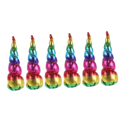 SOIMISS 6 Stück Einhorn Haarschmuck Diy Horn Dekorationen Party Zubehör für Feiertage und Märchen Themenpartys Kostüm Accessoires für Karneval SOIMISS 6 Stück Einhorn Haarschmuck Diy Horn Dekorationen Party Zubehör für Feiertage und Märchen Themenpartys Kostüm Accessoires für Karneval von SOIMISS