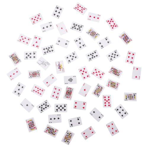 SOIMISS 6 Stück Mini Spielkarten für Puppenhaus Teiliges Kartenspiel Tragbare Spielkarten für Zubehör zur Dekoration Miniaturwelten SOIMISS 6 Stück Mini Spielkarten für Puppenhaus Teiliges Kartenspiel Tragbare Spielkarten für Zubehör zur Dekoration Miniaturwelten von SOIMISS