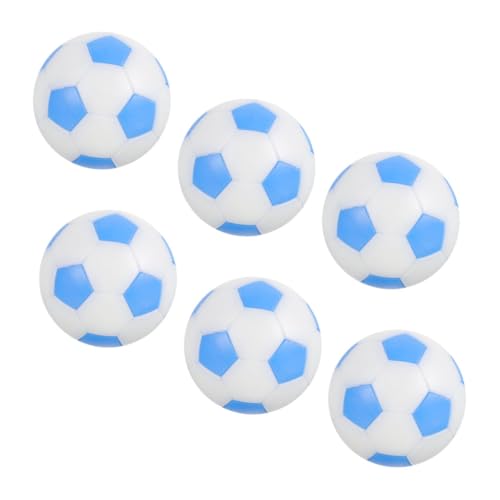 SOIMISS 6 Stück Mini Tischfußball Bälle Ersatz Kugeln für Tischkicker Robustes Material Passend für Standard Tischfußballspiele Geeignet für Heim Freizeitgebrauch Farblich von SOIMISS