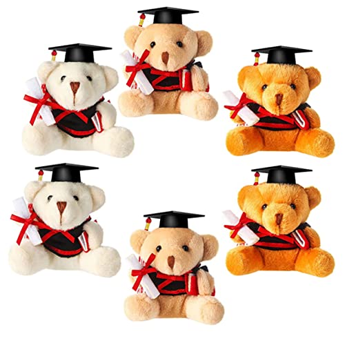 SOIMISS 6 Stück Plüsch Abschlussbär Anhänger Teiliges Niedlicher Schlüsselanhänger für Schulranzen Dekorativer für Langlebig für Graduation und Besondere Anlässe SOIMISS 6 Stück Plüsch Abschlussbär Anhänger Teiliges Niedlicher Schlüsselanhänger für Schulranzen Dekorativer für Langlebig für Graduation und Besondere Anlässe von SOIMISS