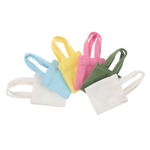 SOIMISS 6 Stück Puppenhaus Zubehör Kleine Schultertaschen aus Leichtem Canvas Realistische Handtaschen für Puppendekoration und Fotorequisiten SOIMISS 6 Stück Puppenhaus Zubehör Kleine Schultertaschen aus Leichtem Canvas Realistische Handtaschen für Puppendekoration und Fotorequisiten von SOIMISS