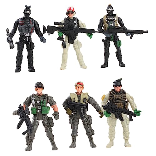 SOIMISS 6 Stück Soldatenmodelle Soldatenfiguren Für Soldatenfiguren Militärspielzeug Spielzeugsoldaten Kinderspielzeugmodelle Kindersoldatenstatue Desktop Soldatenstatuen SOIMISS 6 Stück Soldatenmodelle Soldatenfiguren Für Soldatenfiguren Militärspielzeug Spielzeugsoldaten Kinderspielzeugmodelle Kindersoldatenstatue Desktop Soldatenstatuen von SOIMISS