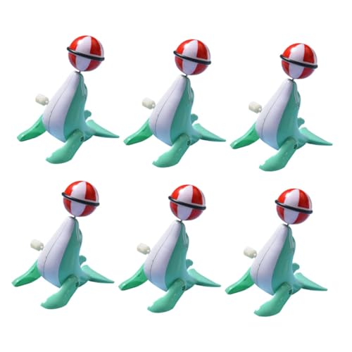 SOIMISS 6 Stück Teiliges Aufziehbare Meerjungtier Spielzeuge aus Langlebige Antriebsfiguren Sichere und Glatte Sea Lion Modellspielzeuge für Farblich Zufällig für Zufällige Farbe von SOIMISS