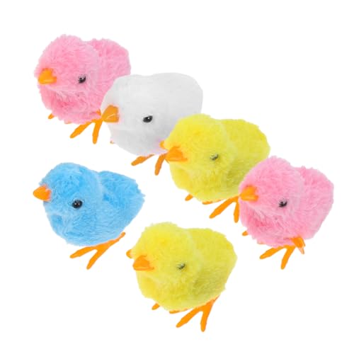 SOIMISS 6 Stück Teiliges Aufziehspielzeug Küken Langlebiges Kompaktes für Ostern und Familienfeiern Versatile Spielzeugfigur für Mitgebsel und Festlichkeiten SOIMISS 6 Stück Teiliges Aufziehspielzeug Küken Langlebiges Kompaktes für Ostern und Familienfeiern Versatile Spielzeugfigur für Mitgebsel und Festlichkeiten von SOIMISS