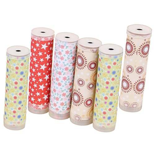 SOIMISS 6 Stück Teiliges DIY Kaleidoskop Bastelset für Bunte Materialien für Frühkindliche Bildung Handliches Lernspielzeug Kreativität und Feinmotorik Geschenkidee für Zufällige Farbe von SOIMISS