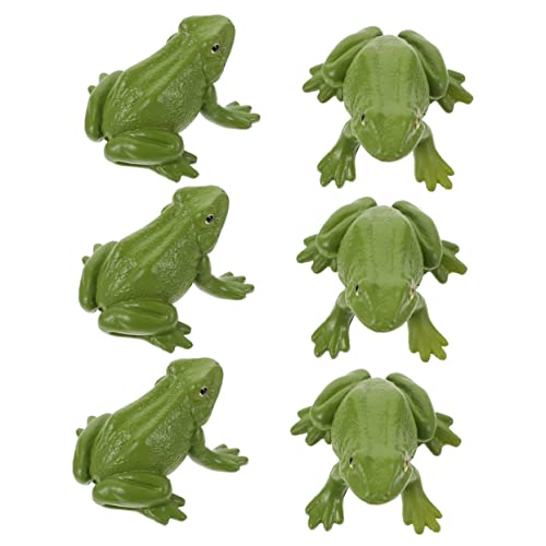 SOIMISS 6 Stück Teiliges Froschmodell Realistische Froschfiguren aus Hochwertigem Kunststoff für Lehrspielzeug und Dekorative Figuren für Zuhause und Büro SOIMISS 6 Stück Teiliges Froschmodell Realistische Froschfiguren aus Hochwertigem Kunststoff für Lehrspielzeug und Dekorative Figuren für Zuhause und Büro von SOIMISS