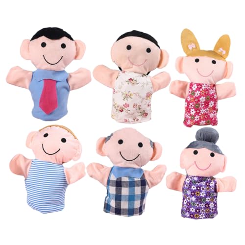SOIMISS 6 Stück Teiliges Großer Handpuppen aus Weichem Material für Pädagogisches zur Frühkindlichen Interaktive Erzählpuppen für Kindergarten und Schule Farbenfrohe Tierfiguren für SOIMISS 6 Stück Teiliges Großer Handpuppen aus Weichem Material für Pädagogisches zur Frühkindlichen Interaktive Erzählpuppen für Kindergarten und Schule Farbenfrohe Tierfiguren für von SOIMISS