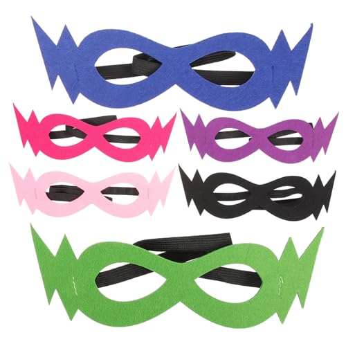 SOIMISS 6 Stück Teiliges Kostüm Masken für Filzmasken und Halloween Karneval Geburtstagsfeiern und Cosplay Events von SOIMISS