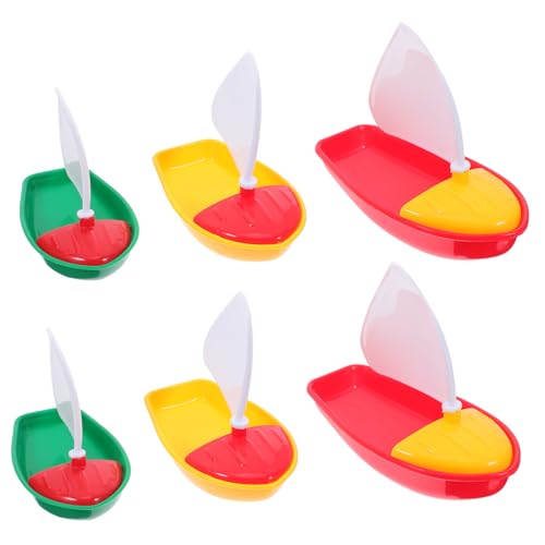 SOIMISS 6 Stück Teiliges Set Lustige Outdoor Segelboot Spielzeuge für Swimmingpool Zufällige Farbe Wasserspaß für Jungen und Mädchen Kinderspielzeug für Garten und Strand SOIMISS 6 Stück Teiliges Set Lustige Outdoor Segelboot Spielzeuge für Swimmingpool Zufällige Farbe Wasserspaß für Jungen und Mädchen Kinderspielzeug für Garten und Strand von SOIMISS