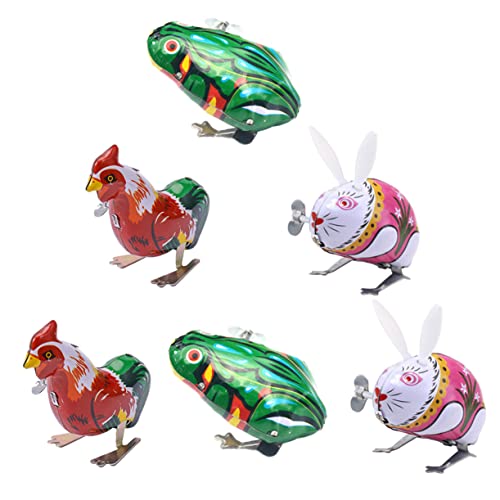 SOIMISS 6 Stück Uhrwerk Tierspielzeug Aufziehspielzeug Aufziehspielzeug Tiere Kleinkind Uhrwerk Aufziehspielzeug Tiere Aufziehspielzeug Aufziehspielzeug von SOIMISS