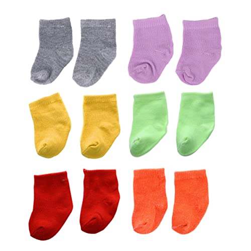 SOIMISS 6Paare Puppensocken für Puppen Minisocken Puppenzubehör für Spielhaus und Dekoration für Kreative Bastelprojekte mit Kindern SOIMISS 6Paare Puppensocken für Puppen Minisocken Puppenzubehör für Spielhaus und Dekoration für Kreative Bastelprojekte mit Kindern von SOIMISS