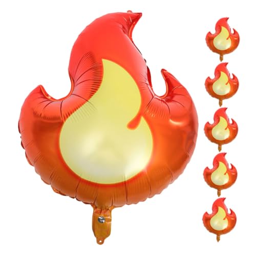 SOIMISS 6Stücke Flammenballons für Jungen Aluminiumfolienballons für Mottoparty Vielseitige Geburtstagsdeko Langlebige Flammendekoration für Verschiedene Anlässe SOIMISS 6Stücke Flammenballons für Jungen Aluminiumfolienballons für Mottoparty Vielseitige Geburtstagsdeko Langlebige Flammendekoration für Verschiedene Anlässe von SOIMISS