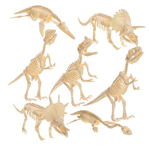 SOIMISS 7 Stück Teiliges Dinosaurier Skelett DIY Modellset für Realistisches Lernspielzeug Kreatives Zusammenbauen für Dinosaurier Fans Fördert Fantasie und von SOIMISS