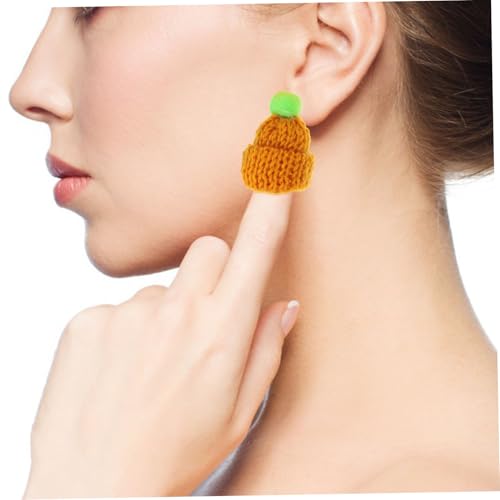 SOIMISS 7 Stück Teiliges Mini Mützen aus Premium Wolle Bunte Elastische Weihnachtsmützen Vielseitige Flaschendeko und Kosmetik Deckel für Partys Geschenke und Festliche Tischdekoration von SOIMISS