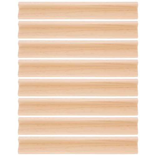 SOIMISS 8 Stück Domino Buchstaben Ornamente Aus Holz Domino Ständer Für Den Schreibtisch Ausgefallene Jumbo Domino Halter Zum Selbermachen Zubehör Domino Tabletts Für Domino von SOIMISS