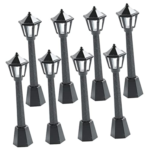 SOIMISS 8 Stück Mini Street Light Ornamente Miniatur Kleine Straßenlaternendekoration Mini-straßenlaternen-Figur Im Freien Batteriebetriebene Außenleuchten Mini-Lichter Mit Schwarz Plastik SOIMISS 8 Stück Mini Street Light Ornamente Miniatur Kleine Straßenlaternendekoration Mini-straßenlaternen-Figur Im Freien Batteriebetriebene Außenleuchten Mini-Lichter Mit Schwarz Plastik von SOIMISS
