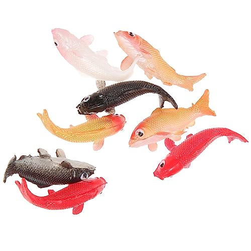 SOIMISS 8 Stück Puppenhaus-Modell Miniatur Mini- Mini -Fisch Mini-fischfiguren Künstliches Goldfischspielzeug Mini-karpfenfischfigur Puppenhaus- -Figur Plastik SOIMISS 8 Stück Puppenhaus-Modell Miniatur Mini- Mini -Fisch Mini-fischfiguren Künstliches Goldfischspielzeug Mini-karpfenfischfigur Puppenhaus- -Figur Plastik von SOIMISS