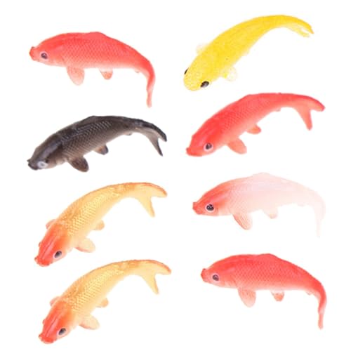 SOIMISS 8 Stück Simuliertes Koi-Modell winzig künstlich Mini Fischfiguren Dekoration gefälschte Fische aus Plastik gefälschter Fisch Mikrolandschaftsfisch kompakte Fischfigur PVC SOIMISS 8 Stück Simuliertes Koi-Modell winzig künstlich Mini Fischfiguren Dekoration gefälschte Fische aus Plastik gefälschter Fisch Mikrolandschaftsfisch kompakte Fischfigur PVC von SOIMISS