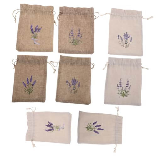 SOIMISS 8 Stück Teiliges Lavendel Säckchen Atmungsaktivem Jute Canvas mit Zugbandverschluss Kleine Aufbewahrungsbeutel für Schmuck Gewürze und Getrocknete Blumen Praktische Organizer für SOIMISS 8 Stück Teiliges Lavendel Säckchen Atmungsaktivem Jute Canvas mit Zugbandverschluss Kleine Aufbewahrungsbeutel für Schmuck Gewürze und Getrocknete Blumen Praktische Organizer für von SOIMISS