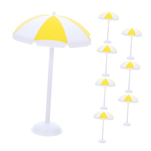 SOIMISS 8stücke Mini Sonnenschirme Für Puppenhaus Miniatur-strandschirm-dekor Bastelschirme Als Fotorequisiten Mini-regenschirme Für Mikro-landschafts-zubehör Puppenhauszubehör Als von SOIMISS