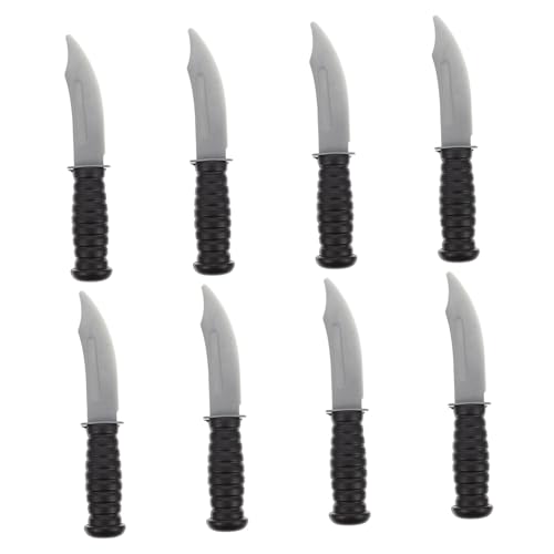 SOIMISS 8 Stück Teiliges Realistische Simulation Messer Halloween Cosplay Requisiten für Party Bühnenauftritte Jungen Mädchen Zubehör SOIMISS 8 Stück Teiliges Realistische Simulation Messer Halloween Cosplay Requisiten für Party Bühnenauftritte Jungen Mädchen Zubehör von SOIMISS