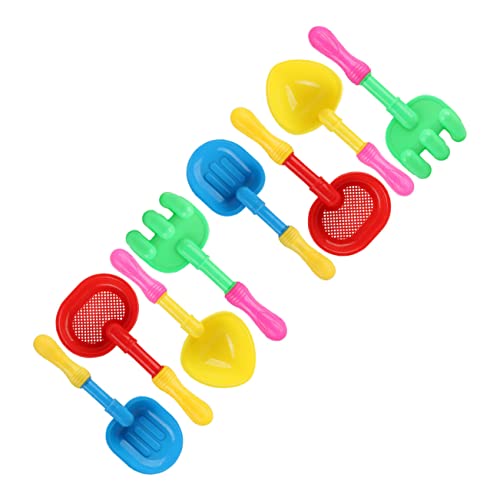 SOIMISS 8 Stück Teiliges Sandspielzeug Bunte Sandschaufeln für Strand Leicht und Robust für Jungen und Mädchen Fördert Kreatives und Zufällige Farbe Zufällige Farbe von SOIMISS