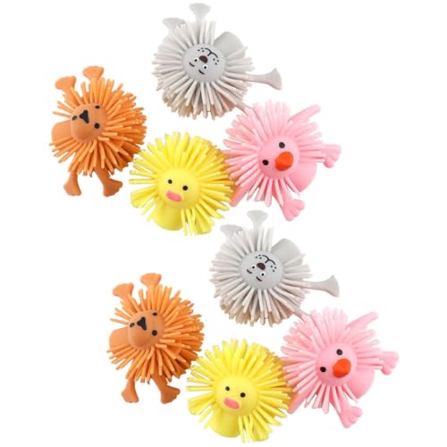 SOIMISS 8 Stück Teiliges Tier Fingerpuppen Set aus Weichem TPR Lustige und Niedliche Puppen für Eltern Junge Mädchen interaktion Geburtstagsgeschenk und Themenpartys von SOIMISS