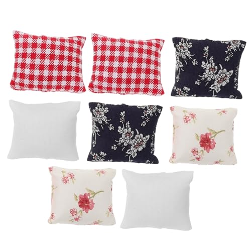 SOIMISS 8 Teiliges Puppenhauskissen Puppenhauszubehör Für Dekorative Puppenhausmöbel Puppenhaus Dekorzubehör Puppenhauskissen Puppenhausmöbel Mini Satin Puppenbetttuch SOIMISS 8 Teiliges Puppenhauskissen Puppenhauszubehör Für Dekorative Puppenhausmöbel Puppenhaus Dekorzubehör Puppenhauskissen Puppenhausmöbel Mini Satin Puppenbetttuch von SOIMISS