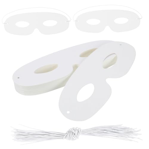 SOIMISS 80 Stück Weiße DIY Papier Masken Unbemalt und Leicht Masquerade Masken für Frauen Bastelset für Party Dekoration und Karneval Stabile Augenmasken für Kreative Gestaltung SOIMISS 80 Stück Weiße DIY Papier Masken Unbemalt und Leicht Masquerade Masken für Frauen Bastelset für Party Dekoration und Karneval Stabile Augenmasken für Kreative Gestaltung von SOIMISS