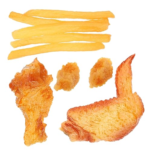 SOIMISS 9 Stück Snackmodellspielzeug gefälschte gekochte Hühnerkeule Lebensmittelsimulation Französisch Lebensmittelprobe Flügel gefälschtes Hühnerdekor künstliches Lebensmittelmodell PVC SOIMISS 9 Stück Snackmodellspielzeug gefälschte gekochte Hühnerkeule Lebensmittelsimulation Französisch Lebensmittelprobe Flügel gefälschtes Hühnerdekor künstliches Lebensmittelmodell PVC von SOIMISS