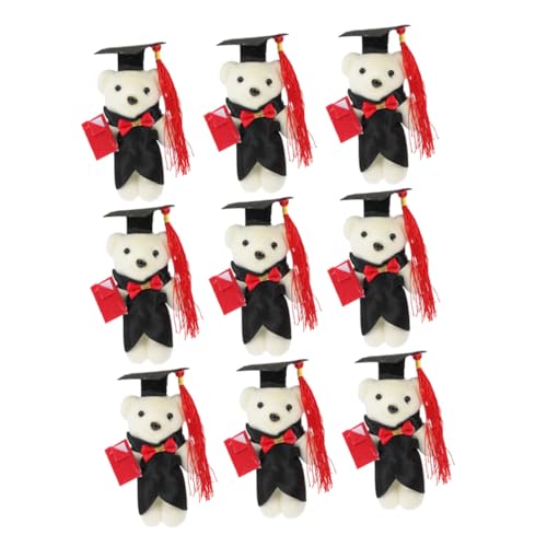 SOIMISS 9 Stück Teiliges Abschluss Plüschbär Niedliche Cartoon Bärenpuppe Superweich Vielseitig als Dekoration Fotorequisite und Blumenstrauß Zubehör für Abschlussfeiern SOIMISS 9 Stück Teiliges Abschluss Plüschbär Niedliche Cartoon Bärenpuppe Superweich Vielseitig als Dekoration Fotorequisite und Blumenstrauß Zubehör für Abschlussfeiern von SOIMISS