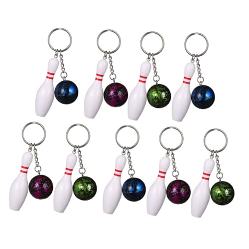 SOIMISS 9 Stück Teiliges Bowling Schlüsselanhänger Bunte Camouflage Mini Bowling Pin Anhänger Sport Schlüsselringe Leicht Tragbar Party Mitgebsel für Fans SOIMISS 9 Stück Teiliges Bowling Schlüsselanhänger Bunte Camouflage Mini Bowling Pin Anhänger Sport Schlüsselringe Leicht Tragbar Party Mitgebsel für Fans von SOIMISS