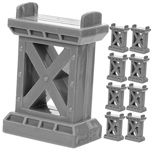 SOIMISS 9 Stück Teiliges Holzschienen Brückenstützen Stabiler Ersatz für Holzeisenbahn Gleisstützen für Kreative Modelle und Spielzeugzüge und Grün SOIMISS 9 Stück Teiliges Holzschienen Brückenstützen Stabiler Ersatz für Holzeisenbahn Gleisstützen für Kreative Modelle und Spielzeugzüge und Grün von SOIMISS