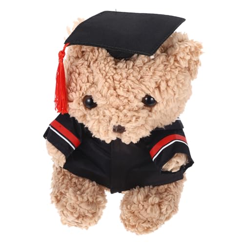 SOIMISS Abschlussbär mit Doktorhut Plüschbär als Einzigartiges Abschlussgeschenk für Graduierte Vielseitig und Dekorativ für Feiern Trostspielzeug von SOIMISS