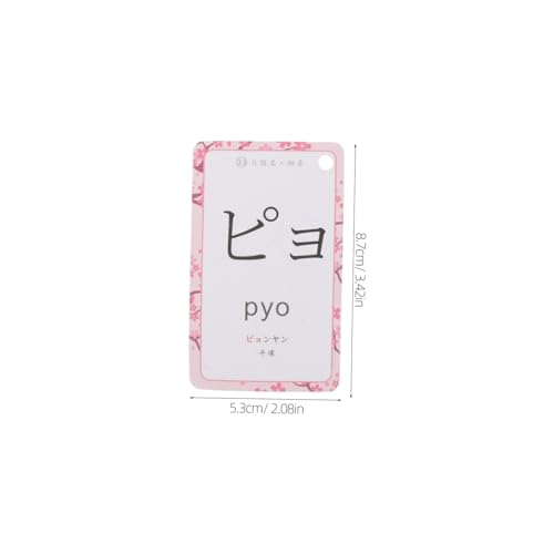 SOIMISS Anfängerkarten Japanisch Lernkarten Portabel Ringbindung Phonetik Selbststudium Sichtwortkarten Pädagogisch Sprachlernspielzeug für Grundschule SOIMISS Anfängerkarten Japanisch Lernkarten Portabel Ringbindung Phonetik Selbststudium Sichtwortkarten Pädagogisch Sprachlernspielzeug für Grundschule von SOIMISS