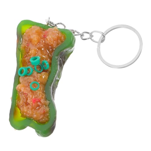SOIMISS Anhänger Taschenschlüsselkette Simulierter Lebensmittelschlüsselbund Ästhetischer Schlüsselbund Rucksackschlüsselkette Lustiger Schlüsselbund Pvc von SOIMISS
